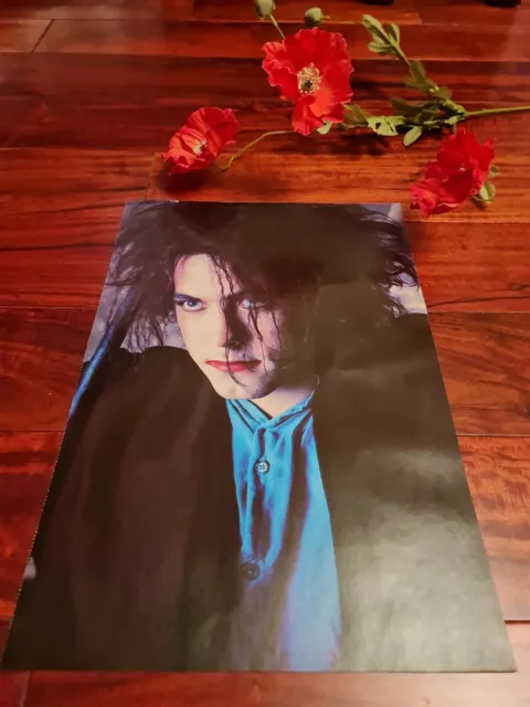 ROBERT SMITH ORIGINAL RARE POSTER 1980s THE CURE **COOL** ROBERT SMITH ORIGINAL RARE POSTER 1980s THE CURE **COOL**