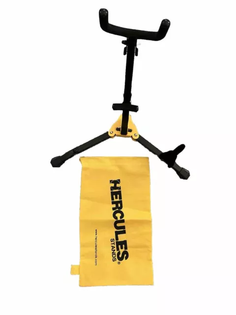 Hercules Stands Alto/Tenor Sax Stand with Bag with Flute / Clarinet Peg