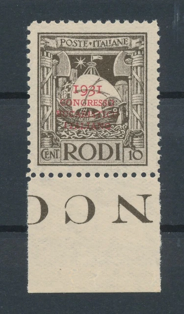 (40115) ITALY EGEO - 1931, Sassone 31, MNH, see scan, CV €50