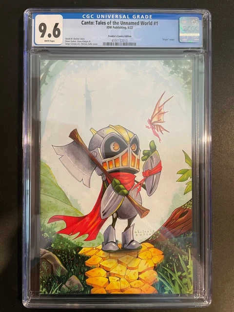 CANTO: Tales Of The Unnamed World #1 CGC 9.6 *Zullo VIRGIN VARIANT* RARE! HTF NM