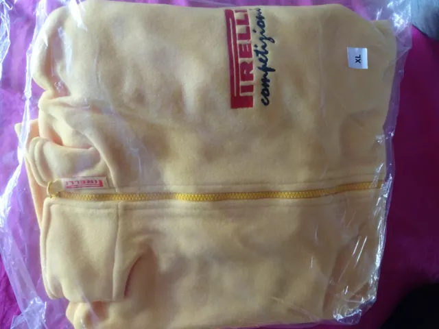 Pirelli Polaire Manche Longue Competition Auto/Moto Taille Xl Neuf Hors Commerce
