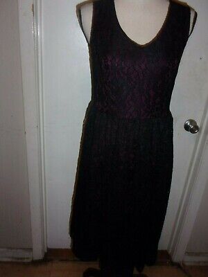 Liza Luxe ModCloth Black Crochet  lace dress NWT sizes XS,S, M, L, 2X (B215)