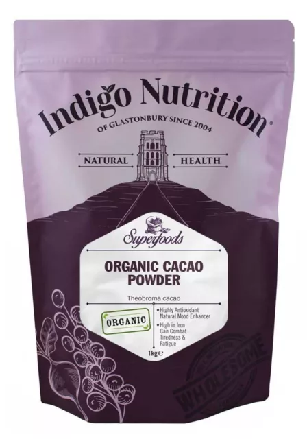 Organic Cacao Powder - 1kg - Indigo Herbs