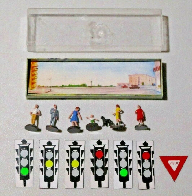 Walter Merten HO Scale Model Railroad Diorama Miniatures City People W. Germany