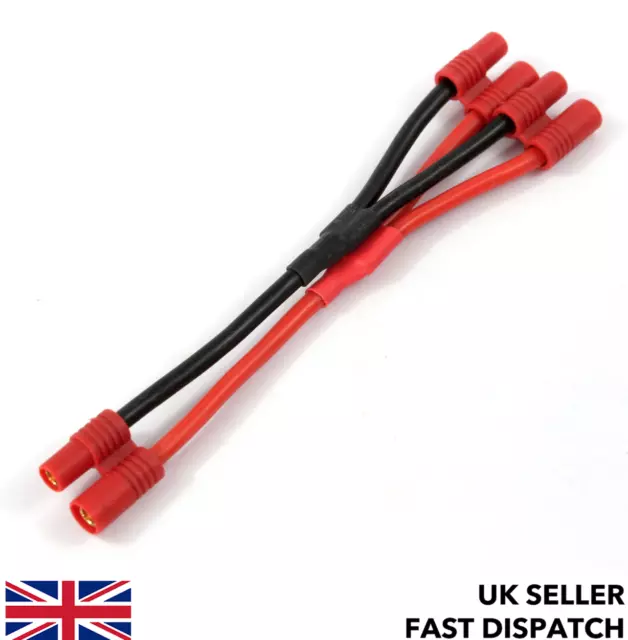 HXT 3.5mm bullet/banana parallel connector/adaptor/cable for RC drone/buggy