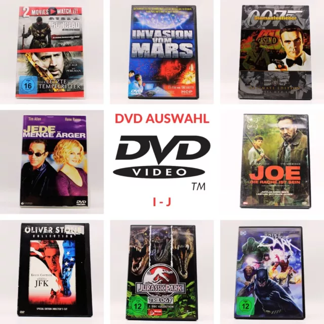 DVD Film | Anfangsbuchstabe "I" bis "J" DVD Auswahl | James Bond, Jurassic Park