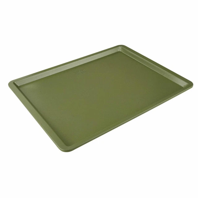 Zenker Backblech Green Vision, Plätzchenblech Stahlblech Sparkling Green 42x32cm