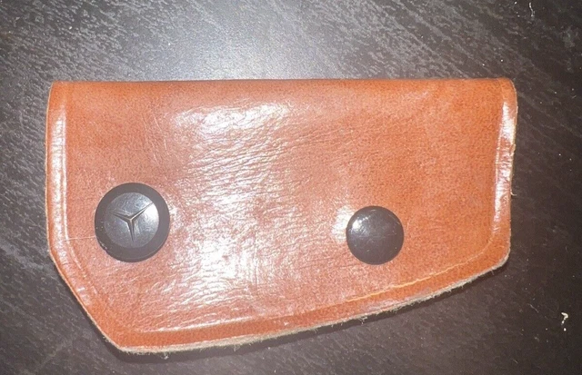 MERCEDES-BENZ GENUINE LEATHER KEY fob