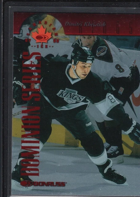 DIMITRI KHRISTICH 1997/98 Donruss Glace Canadienne #58 Dominion Kings ...