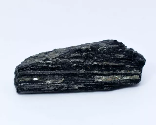 118.40 Cts Natural Black Nigerian Tourmaline Uncut Certified Gemstone Rough