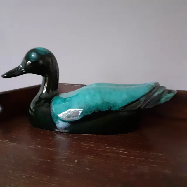 Vintage blue mountain pottery Duck RARE