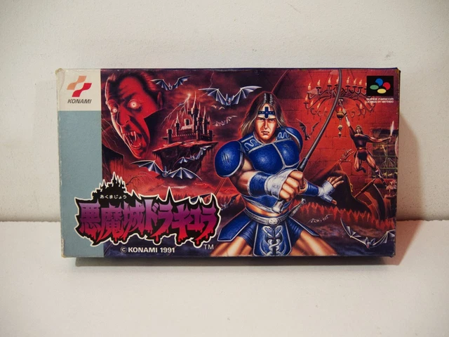 Akumajo Dracula Super Castlevania IV 4 Nintendo Super Famicom SFC NTSC Japan