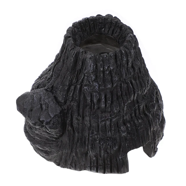 Set Decorazione Acquario 9 Pezzi - Piante Finte E Grotta In Resina - Per Pesciolini E Ambiente Subacqueo