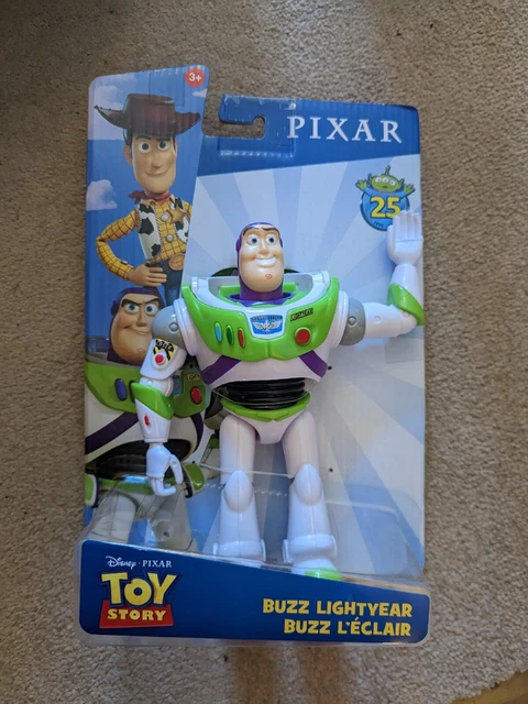 DISNEY TOY STORY Buzz Lightyear 25th Anniversary Pixar Figure Posable