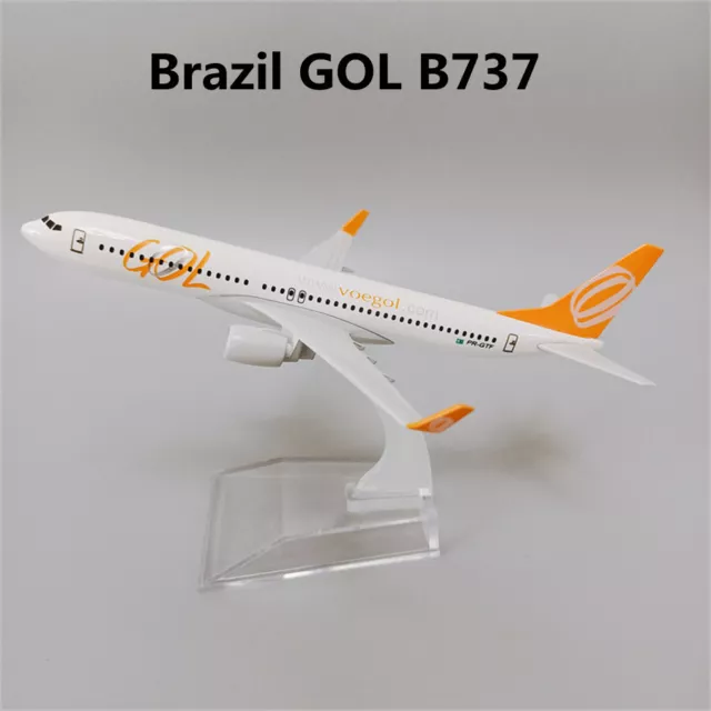 Avion de ligne miniature Maquette Boeing 737 Conception Réaliste 1/400