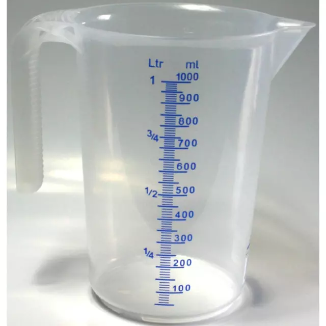 Messbecher, transparent, Inhalt: 1 Liter IWH 003301 (4028354033013)