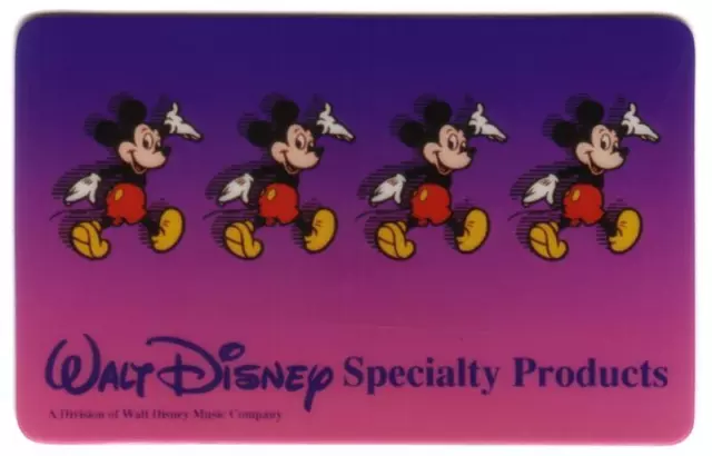 Walt Disney Specialty Prodotti: Topolino (Walt Disney Musica Co Telefono Scheda