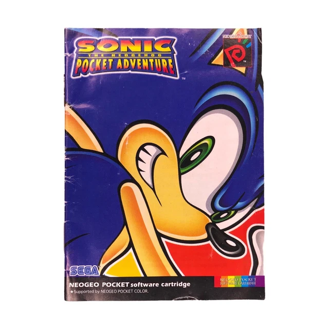 NEO GEO POCKET Color SNK Sonic the Hedgehog Pocket Adventure | Manual ...