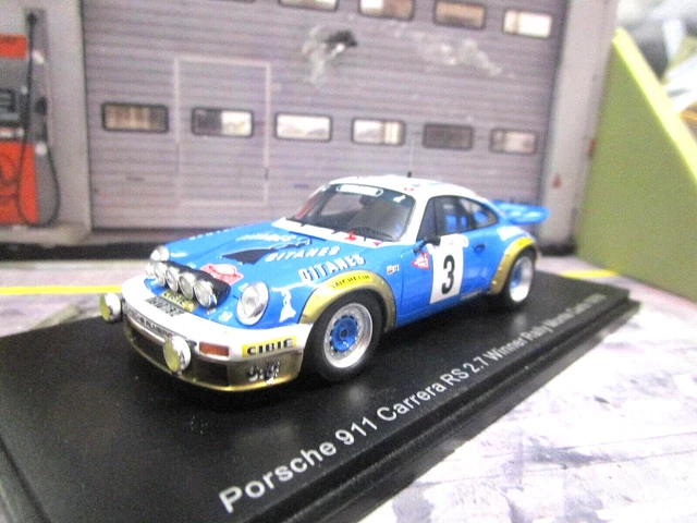 Décalcomanies Porsche 911 Carrera Rallye Monte-Carlo 1978 - Échelle 1:43, Pilote Gérard Swaton, Neuves