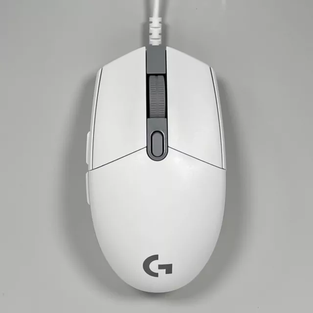 Kailh Modded Logitech G203 Lightsync Kabelgebundene Gaming Maus 8.000dpi Weiß