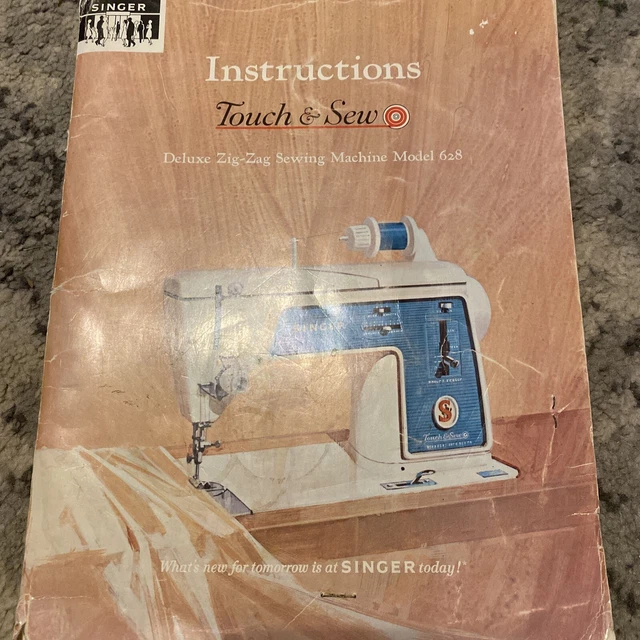 VINTAGE SINGER TOUCH Sew Sewing Machine Instruction Owners Manual VINTAGE SINGER TOUCH Sew Sewing Machine Instruction Owners Manual