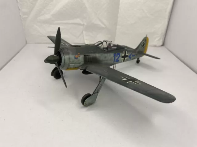 built 1/48 fw 190 A4 hasegawa , lt. Leopold wenger 10/jg2 caen fevrier 1943 ,