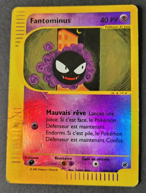 Pokemon Card #109/165 Fantominus Reverse - Expedition Basic Edition - VF
