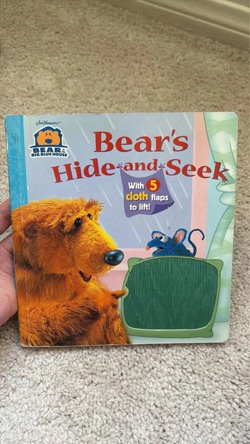 BEAR IN THE Big Blue House RARE Board Book - Bear's Hide-And-Seek ...