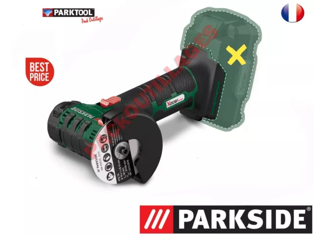 PARKSIDE® Meuleuse d'angle sans fil PWSAM 20-Li A1, 20 V Sans Bat Ni Chargeur