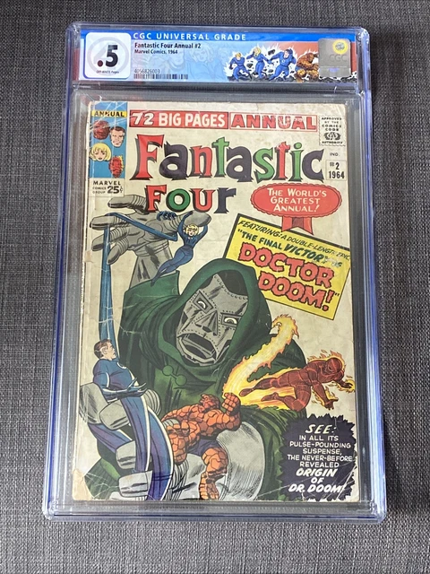Fantastic Four Annual #2 CGC 0.5! 1st Appearance Boris - Doctor Doom