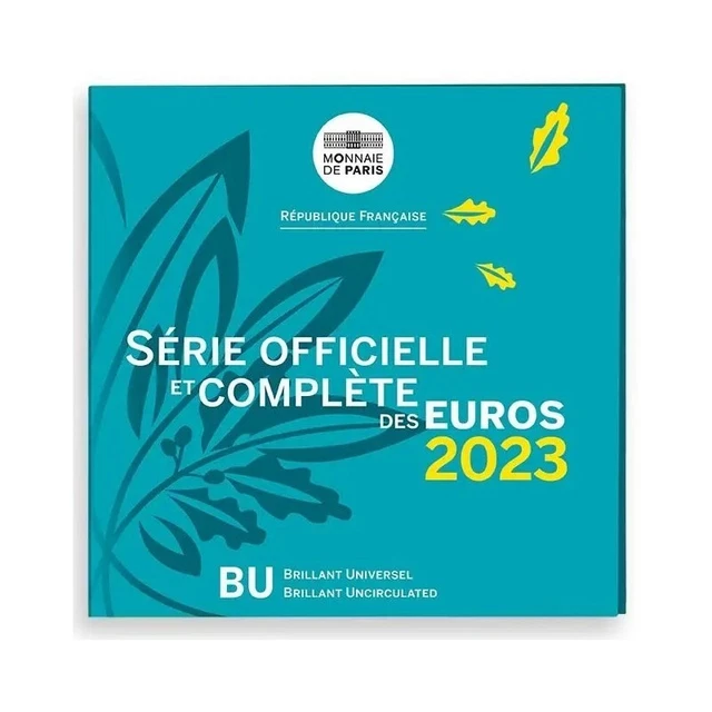 FRANCE 2023 SERIE 8 MONNAIES EURO Coffret BU Monnaie de Paris
