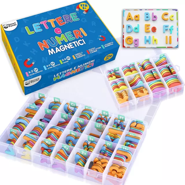 SMART PANDA LETTERE e Numeri Magnetici per Bambini – Il Set Completo: (h0G)  EUR 33,19 - PicClick IT