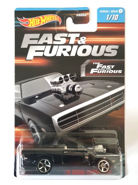 MINIATURE HOT WHEELS Fast & Furious Serie 3 1/64 Dodge Charger Rt 1970 ...