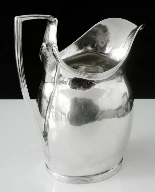 Antique Sterling Silver Cream Jug, Samuel & Edward Davenport, London 1795