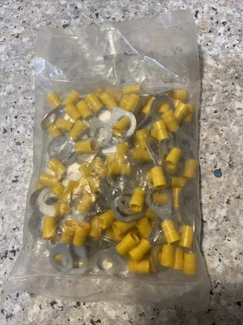 100x Klauke Ringkabelschuh 4-6 mm² M 10, isoliert-OVP