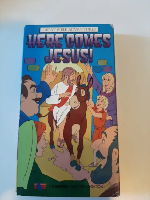 Great Bible Adventures Walking With Jesus Vhs 1994 Vintage 250