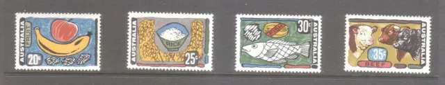 Australia 1972 Primary Industries Mint unhinged set 4 stamps.Beef set.Special *