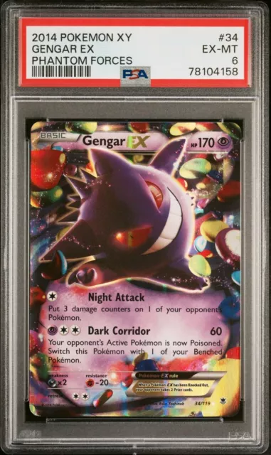 M Gengar EX #35 Prices, Pokemon Phantom Forces