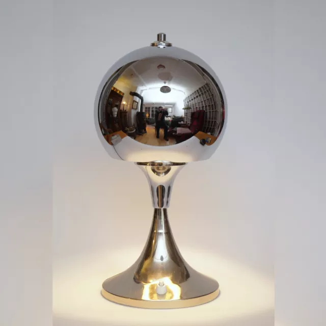 70er Jahre Space Age Design Tischlampe "SPHERE" Midcenturymodern Lampe Sputnik 3