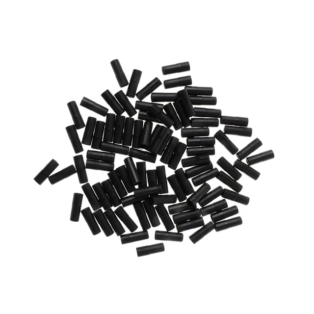 100 pièces embouts de câble de frein embouts de boîtier de frein léger et