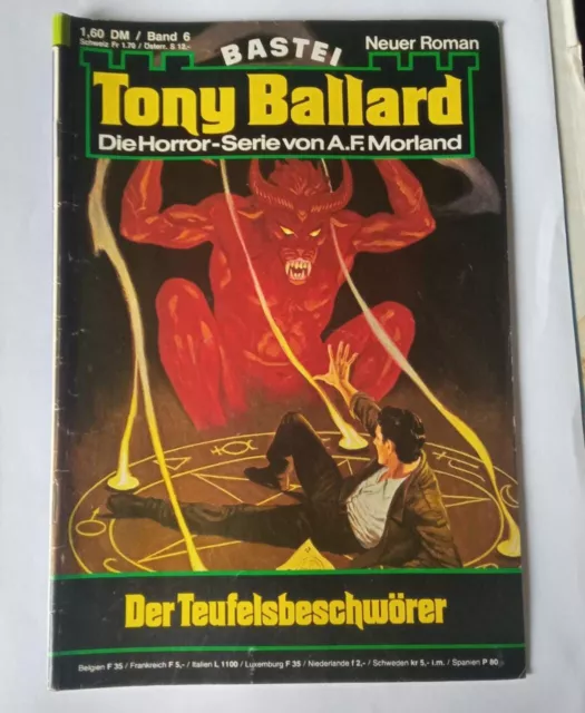 Tony Ballard, Heft Nr. 6, Erstauflage, Bastei-Verlag