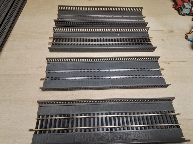 Tablier De Pont Avec Parapets Et Rails Jouef HO Vintage - Pour Réseau De Train Miniature