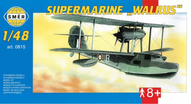 Supermarine Walrus Mk I, British Flying Boat (1/48 model kit, Smer 0815)
