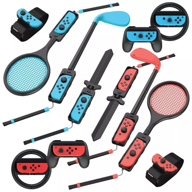 Pacchetto accessori sportivi per 2 giocatori per Nintendo Switch