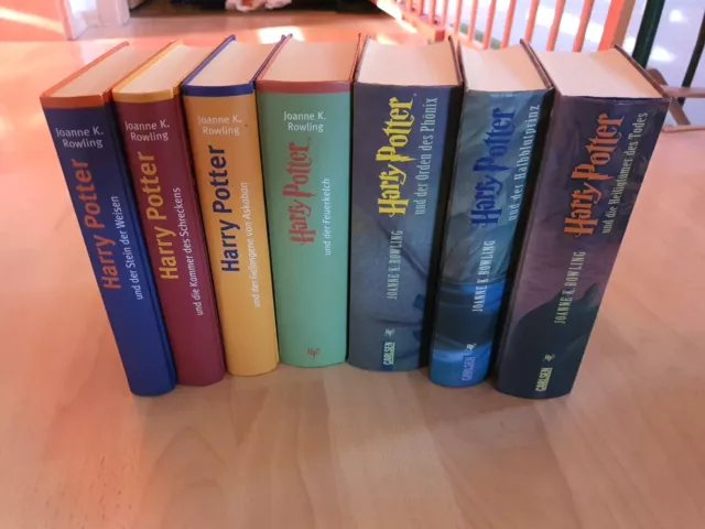 Harry Potter Komplett 1-7  gebunden Hardcover Joanne K. Rowling, Carlsen Verlag