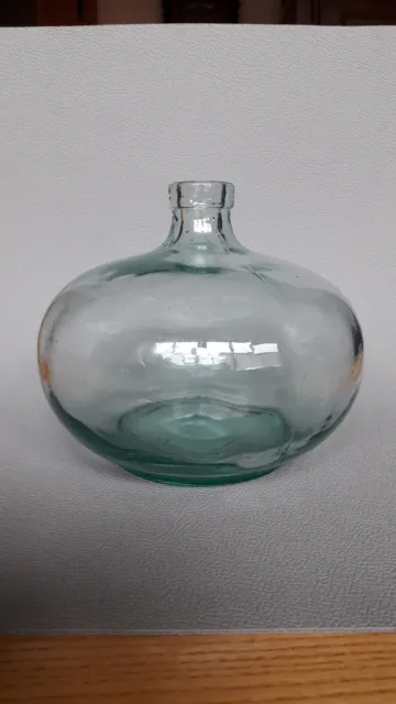 Apothekerglas, Apothekerflasche, vintage, mundgeblasen in Holzmodel