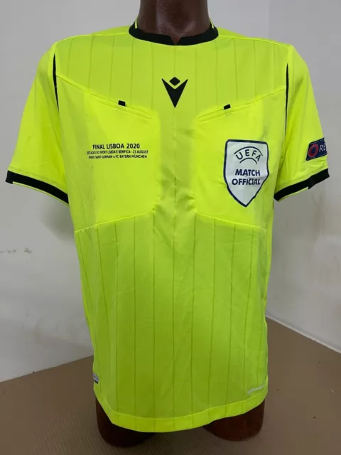 Maglia Referee Match Worn Indossata Shirt Jersey Final Champions League Psg Coa