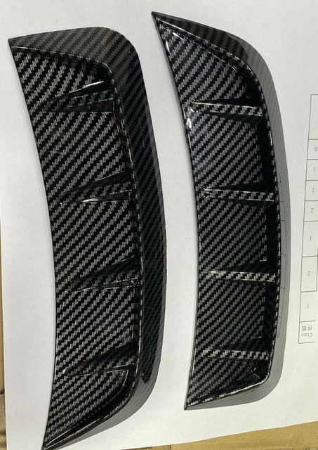 Car Accessories Carbon Fiber Color  Wheel Eyebrow Side Fender Protector Stickers