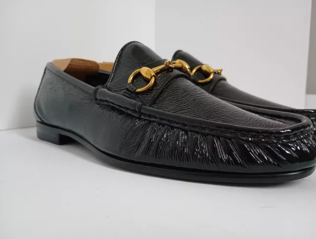 GUCCI PATENT LEATHER Horsebit 1953 Loafers - Size 9 U.S. / U.K. 8 . EU ...