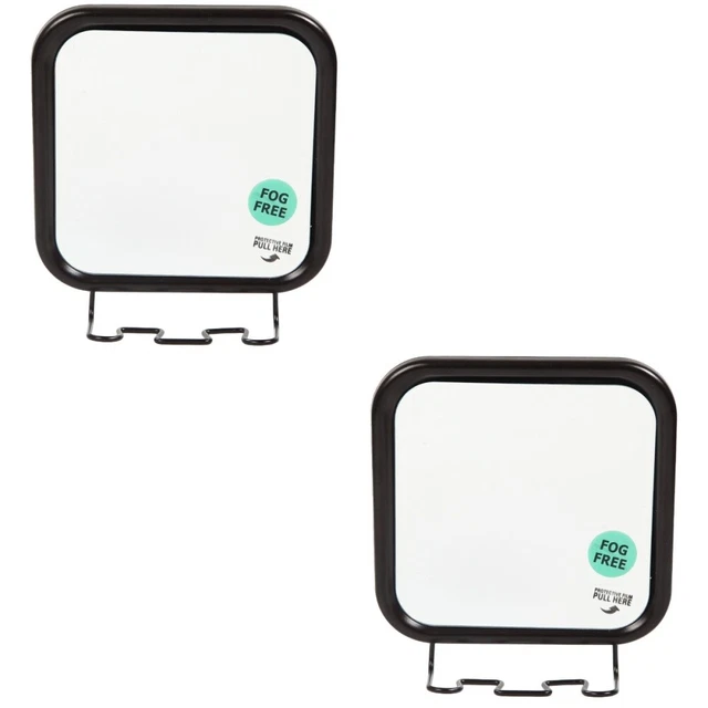 2 piezas espejo de maquillaje montado en pared espejo de tocador espejo colgante de pared
